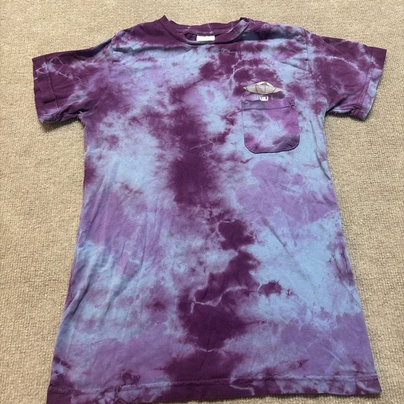 Ripndip Other - RIPNDIP Tie Dye Pocket Tee (Hidden Cat UFO Graphic) Size XS 1992